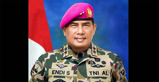 Profil Endi Supardi Panglima Korps Marinir Pertama RI