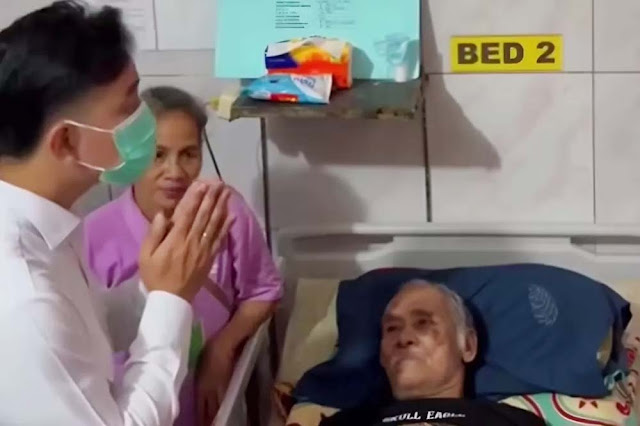 Terekam Kamera! Gibran Tegur Warga yang Nekat Intip Dirinya Saat Jenguk Korban Gempa Poso