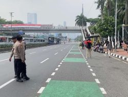 Antisipasi Demo Besar 25 Agustus 2025, Jalan Gatot Subroto Depan Gedung DPR Ditutup