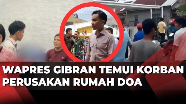 Cek Kericuhan Rumah Ibadah di Padang, Momen Gibran Dibela Dibilang Plonga-Plongo