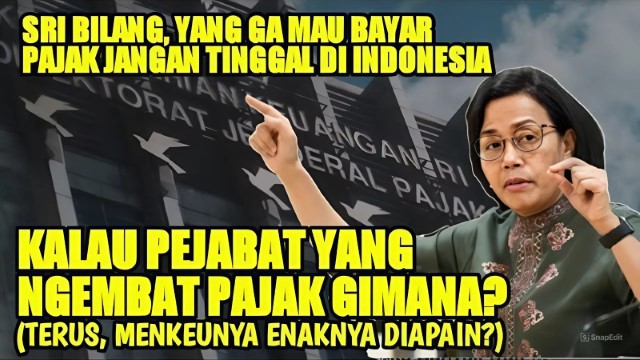IRONI! Beda Nasib Pejabat dan Rakyat Kecil, IWPI: Ketidakadilan Pajak Era Sri Mulyani Jadi Menkeu
