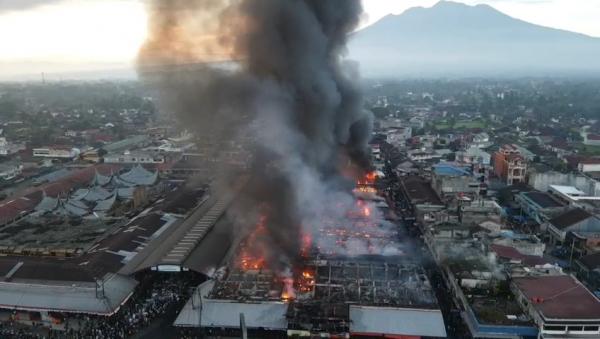 Pasar Payakumbuh Terbakar 7 Kali Usai Penolakan Perda, Pedagang Duga Ada Unsur Kesengajaan