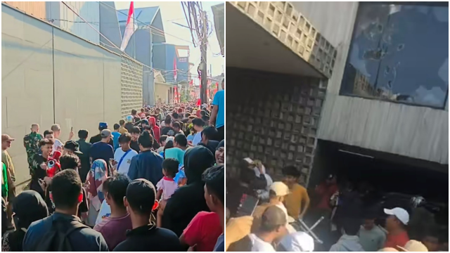 Breaking News! Rumah  Ahmad Sahroni di Tanjung Priok Digeruduk Massa