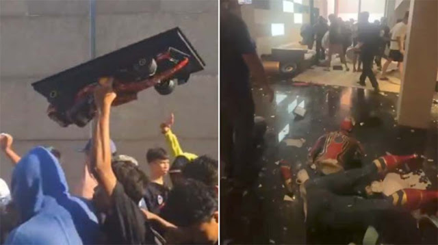 Massa Masuki Rumah Sahroni, Harta Benda Tak Bersisa