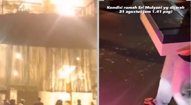Beredar Video Rumah Sri Mulyani Dijarah Massa