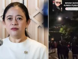 Kediaman Ketua DPR RI Puan Maharani Didatangi Massa
