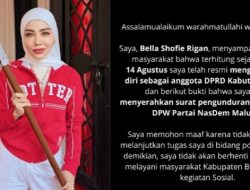 Anggota DPR Bella Shofie Mengundurkan Diri Hari Ini dan Minta Maaf Setelah Didemo Massa