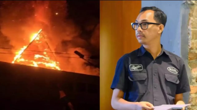 PILU! Pesan Terakhir Abay, Staf Humas DPRD Makassar Yang Tewas Terbakar