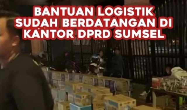 Logistik Demo Berdatangan ke DPRD Sumsel? Aksi Besar Mahasiswa Digelar Hari Ini