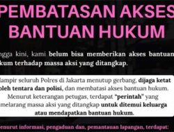 Pasca Ricuh, LBH Jakarta Sebut Polres di Jakarta Tutup Akses Bantuan Hukum Bagi Pendemo