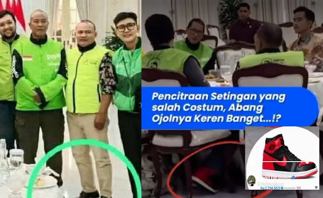 Ojol Bertemu Gibran Dikuliti: Baju dan Sepatu Kinclong, Muka Glowing