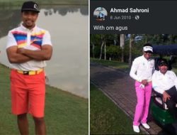 Foto Lawas Sahroni Viral, Pakai Celana Pink di Lapangan Golf With Om Agus