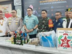 Viral Polisi Amankan Logo PKI dan Puluhan Bom Molotov, Barang Bukti Aksi Demo di DPRD Kaltim