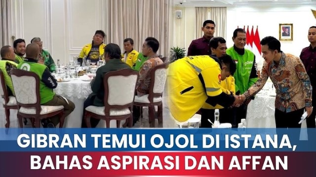 ANEH! Asosiasi Sebut Ojol Yang Temui Gibran Bukan Anggota Mereka, Lalu Mereka Ini Siapa?