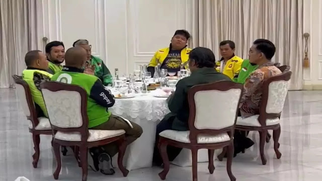 Kontroversi Kata-kata Tak Lazim Driver Ojol saat Ketemu Gibran, Heboh Isu Settingan Ojol Jadi-jadian