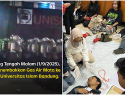 Kampus Unpas & Unisba Ditembak Gas Air Mata Polisi, 12 Mahasiswa Pingsan