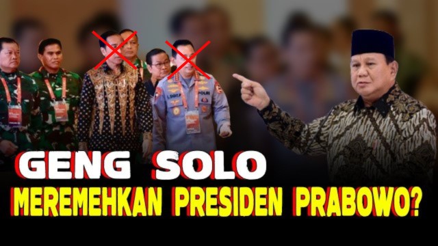 Parpol Berani Pecat Kadernya, Kapan Prabowo Pecat Kapolri dan Geng Solo?