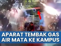 BRUTAL! Aparat Bawa Tank Serbu UNISBA - UNPAS: Gas Air Mata Dilepaskan, Mahasiswa Panik