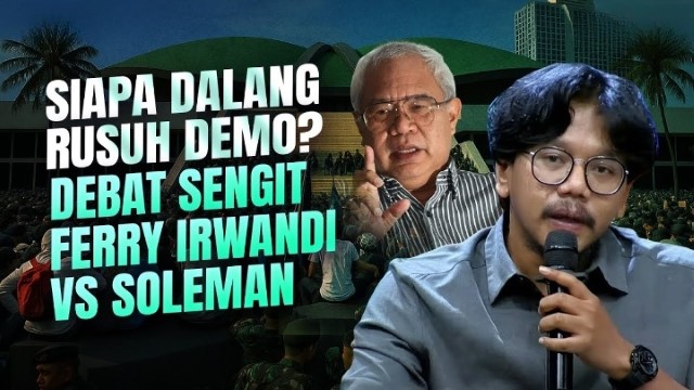 SERU! Data Ferry Irwandi vs Eks Petinggi Badan Intelijen Soal Provokator Demo: Pelakunya Akun Pro-Gibran?