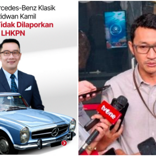 KPK: Ridwan Kamil Diduga Beli Mobil Anak B.J. Habibie Pakai Uang Korupsi