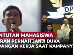 BEM SI Tagih Janji 19 Juta Lapangan Pekerjaan Wapres Gibran ke DPR RI, Malah Tuai Nyinyiran, Loh Kenapa?