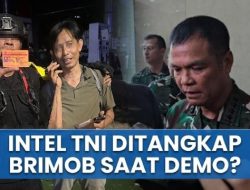 HEBOH Intel Nyamar Malah Diciduk Brimob, Ini Kronologi Anggota BAIS Dituduh Provokator Demo Ricuh