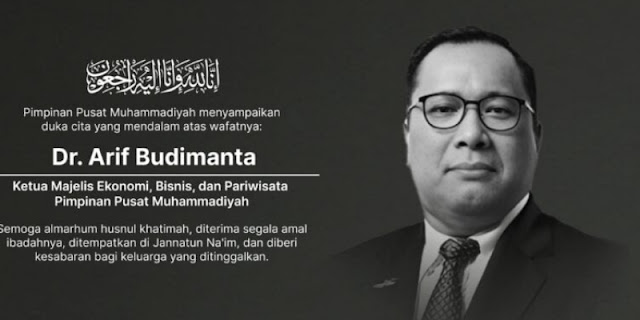 Ekonom dan Mantan Stafsus Presiden Jokowi Arif Budimanta Meninggal Dunia