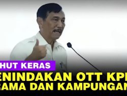Pernyataan Lama Luhut Soal OTT Kembali Heboh, Pengamat: Watak Ini Yang Buat Hukum Tak Pernah Tegak!