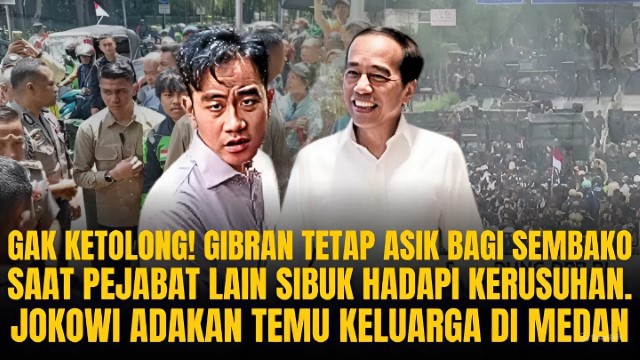 Wapres Gibran Dikritik Habis: Sibuk Bagi-Bagi Sembako, Padahal Aksi Demonstrasi Memanas!