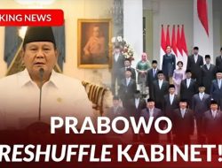 BREAKING NEWS! Prabowo Dikabarkan Reshuffle 4 Menteri Sore Ini, Budi Arie Ditendang Dari Kabinet?