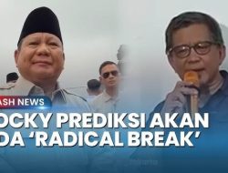 Prabowo Rombak Kabinet, Inikah Radical Break Yang Diramal Rocky Gerung?
