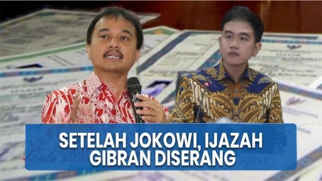 UPDATE! Polemik Ijazah Jokowi dan Gibran Kembali Mencuat, Roy Suryo Bawa Bukti Baru dan Fakta Mengejutkan