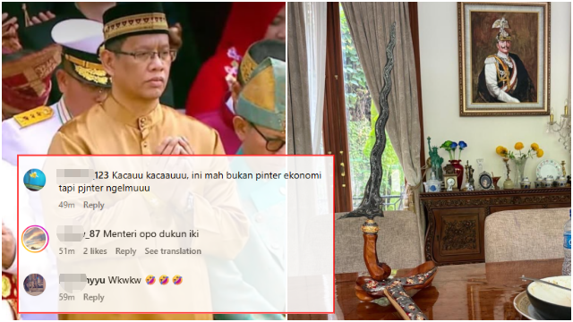 Video Keris Berdiri Unggahan Menkeu Purbaya, Komentar Netizen Bikin Geleng-geleng