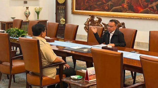 Seskab Unggah Foto Pertemuan Empat Mata Dasco-Prabowo, Apa yang Dibahas?