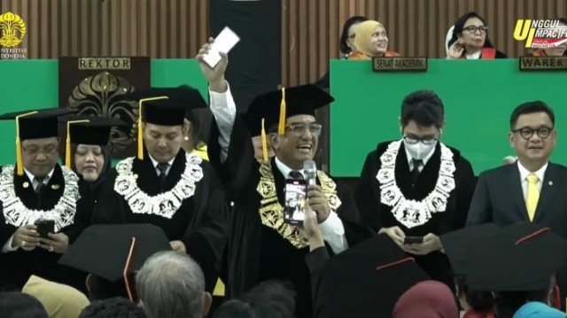 Waduh! Rektor UI Diteriaki Zionis Saat Acara Wisuda Kampus, Ternyata Ini Pemicunya