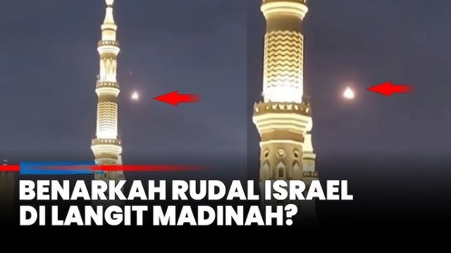 HEBOH Rudal Terbang di Langit Madinah Arab Saudi, Ledakan Terdengar!