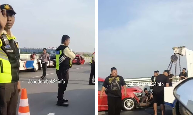 Enam Kendaraan Terlibat Kecelakaan Beruntun di PIK 2