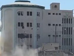 Kampus Islam dan Sejumlah Menara Tinggi di Gaza Hancur Dirudal Israel