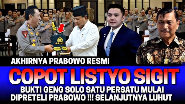 Soal Isu Pergantian Kapolri, Pakar Politik: Yang Penting Dia Tidak Termasuk Dalam Kategori Geng Solo!
