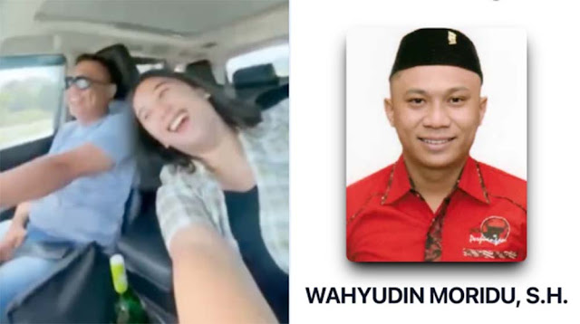 Bareng Wanita di Mobil, Anggota DPRD Gorontalo Sebut Bakal Rampok Uang Negara