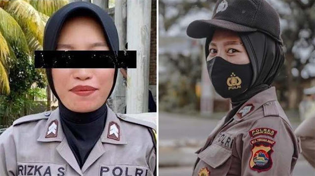 Profil Briptu Rizka Sintiyani Polwan Polres Lombok Barat yang Jadi Tersangka Kematian Suaminya, Brigadir Esco