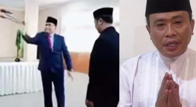 Kepala Kanwil Kemenag NTB Zamroni Aziz Minta Maaf usai Aksi Lempar Mikrofon Viral!