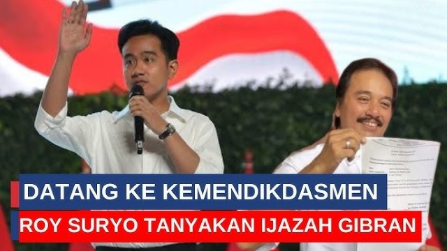 Roy Suryo Bongkar Kejanggalan Riwayat Pendidikkan Gibran di Kemendikdasmen