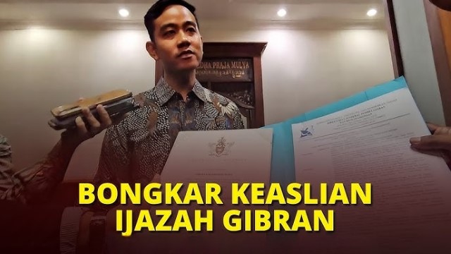 Ijazah SMA Diduga Bodong, Gibran Terancam Dimakzulkan!