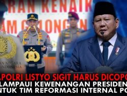 KACAU! Soal Reformasi Polri Listyo Sigit Melawan Presiden Prabowo, Ada Aba-Aba Geng Solo?