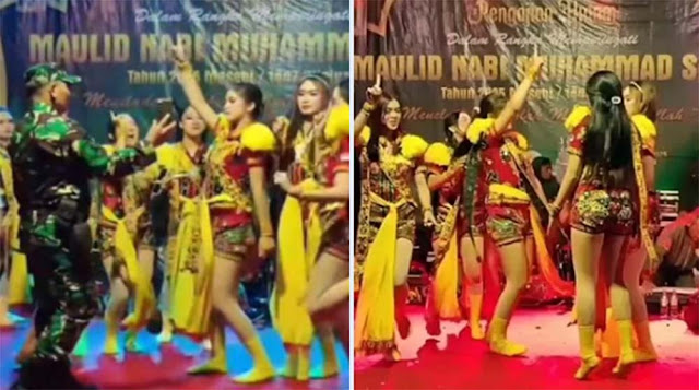 Viral Penari Bercelana Pendek Joget di Panggung Maulid Nabi di Wonosobo