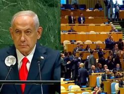 Ribuan Warga New York dan Diplomat Dunia Tolak Netanyahu saat Berpidato di PBB
