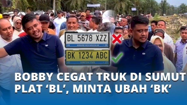 Menantu Jokowi Razia Plat Kendaraan Aceh Yang Melintas Sumut, Bikin Suasana Makin Panas!