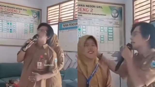 Akhirnya Kepsek dan Guru Perempuan di Pandeglang yang Karaoke di Sekolah Minta Maaf, Disdik Layangkan SP