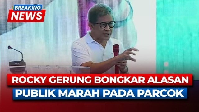 Rocky Gerung Telak Ceramahi Jenderal-Jenderal, Ungkap Kemarahan Publik Soal Parcok, Kenapa?